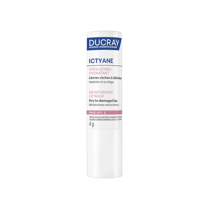 Ducray Ictyane Moisturizing Lip Balm for dry to damaged lips 4g