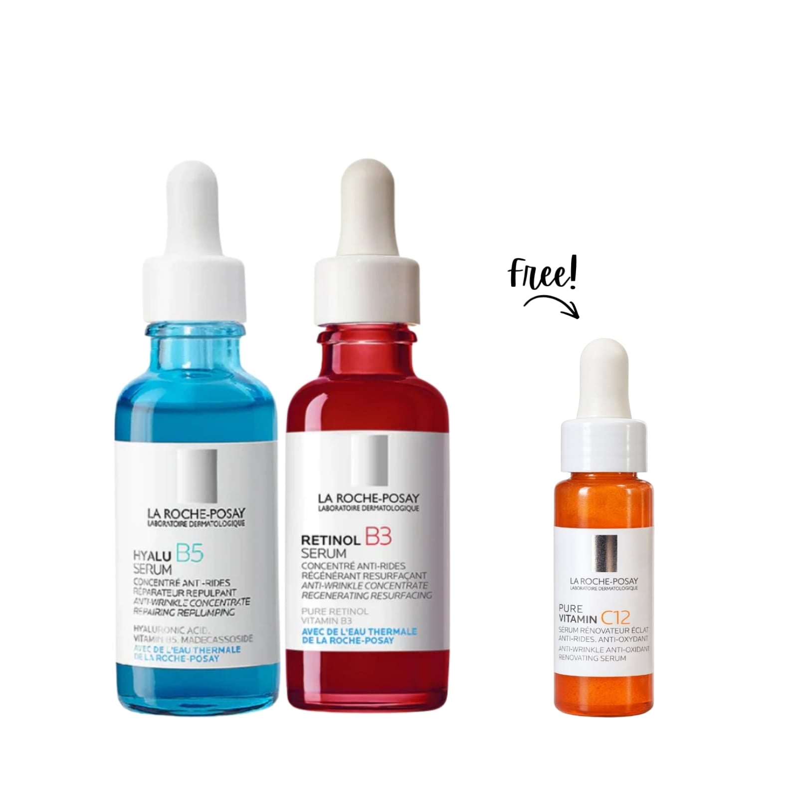 La Roche-Posay Anti-Aging Power Serum Trio