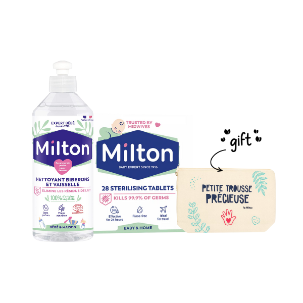 Sterilizing Tablets X28 + Baby Bottle Cleaner 500 ML + Free Gift