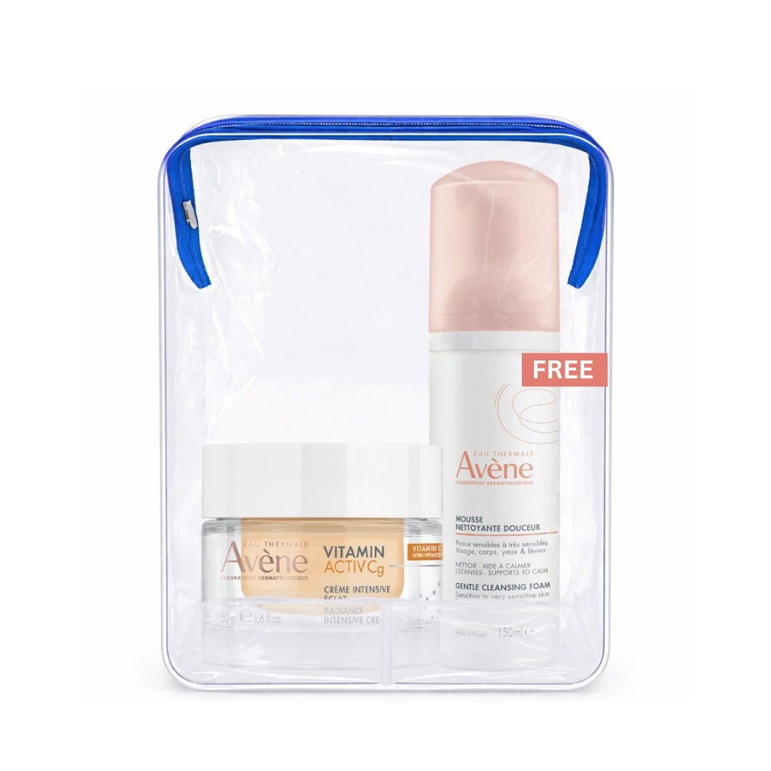 Buy one Avène Intensive Radiance Vitamin Activ Cg Cream and Get a FREE 150 ML Avène Cleansing Foam