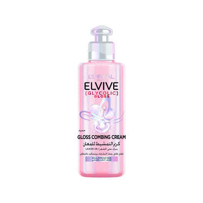 Elvive Glycolic Gloss Leave-in Hair Combing Cream with glycolic acid 200 ML