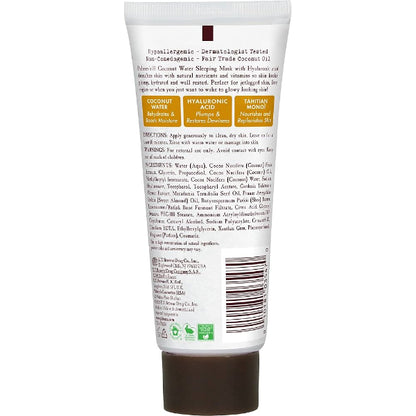 Coconut Water Hydrating Facial Mask