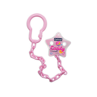 Pacifier Holder With Plastic Clip