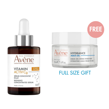 Avène Vitamin Activ Cg Radiance Concentrated Serum 30ml + FREE Hydrance Aqua-Gel 50ml
