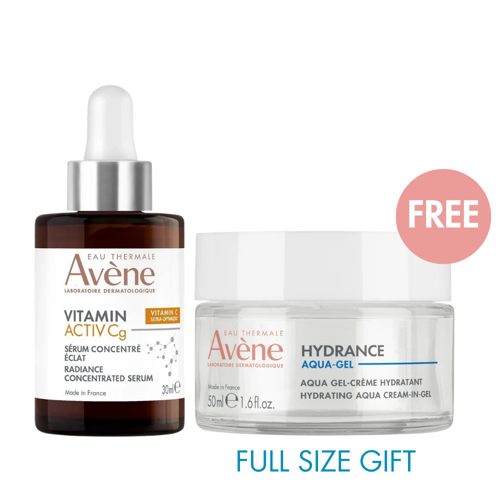 Avène Vitamin Activ Cg Radiance Concentrated Serum 30ml + FREE Hydrance Aqua-Gel 50ml