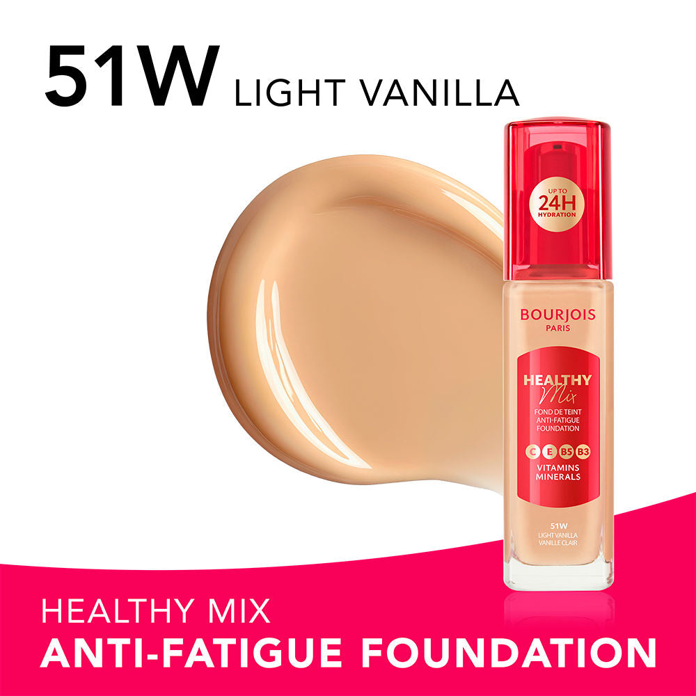 Bourjois Bourjois Healthy Mix Foundation – 30 ml 51W Light Vanilla EAN 3616307172844