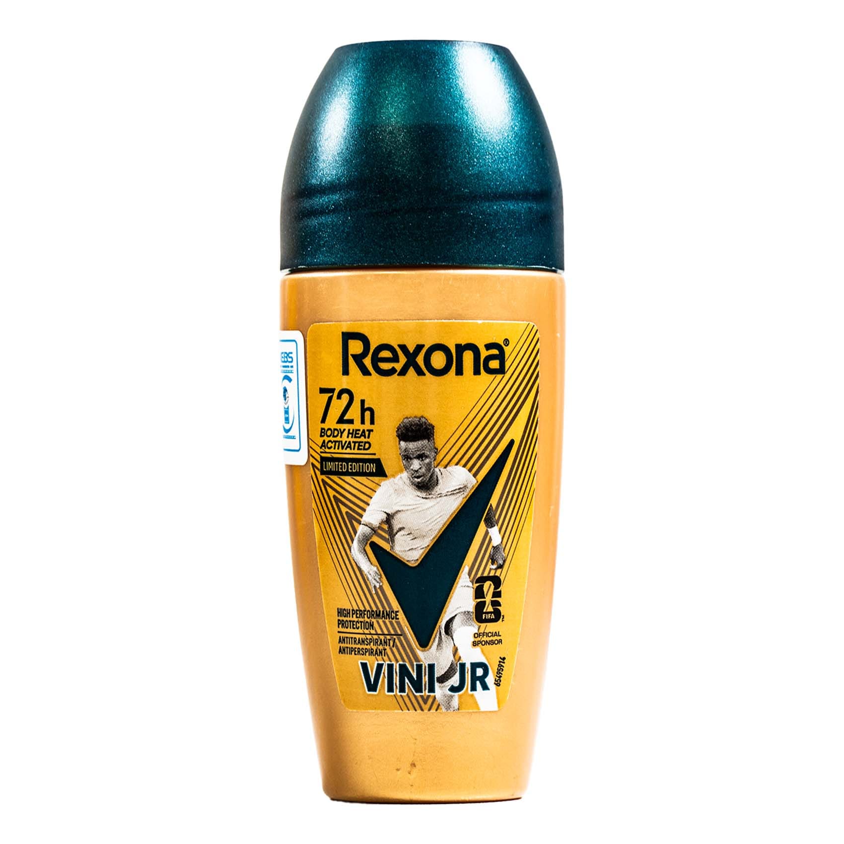 Rexona 72H Body Heat Activated Limited Edition Vini Jr Roll On 45 Ml