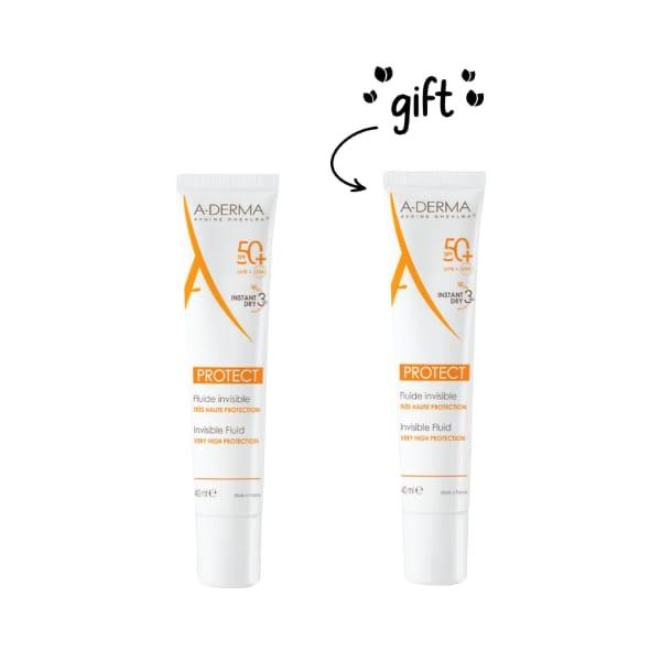 2 x Protect Invisible Fluid SPF50+ 40 ML