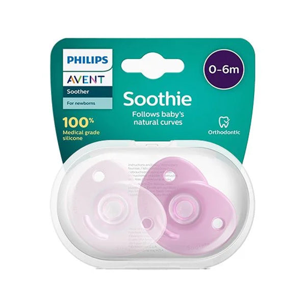 2 Curved Soothie 0-6m - Mix