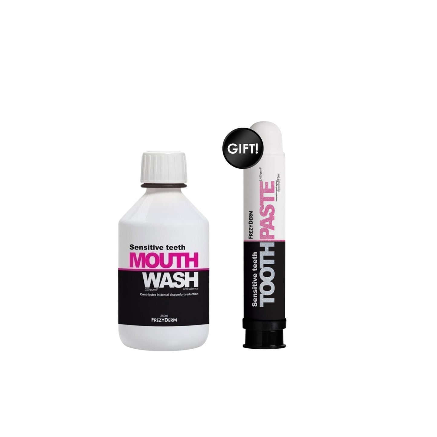 Sensitive Teeth Mouthwash + Sensitive Teeth Toothpaste Free Gift