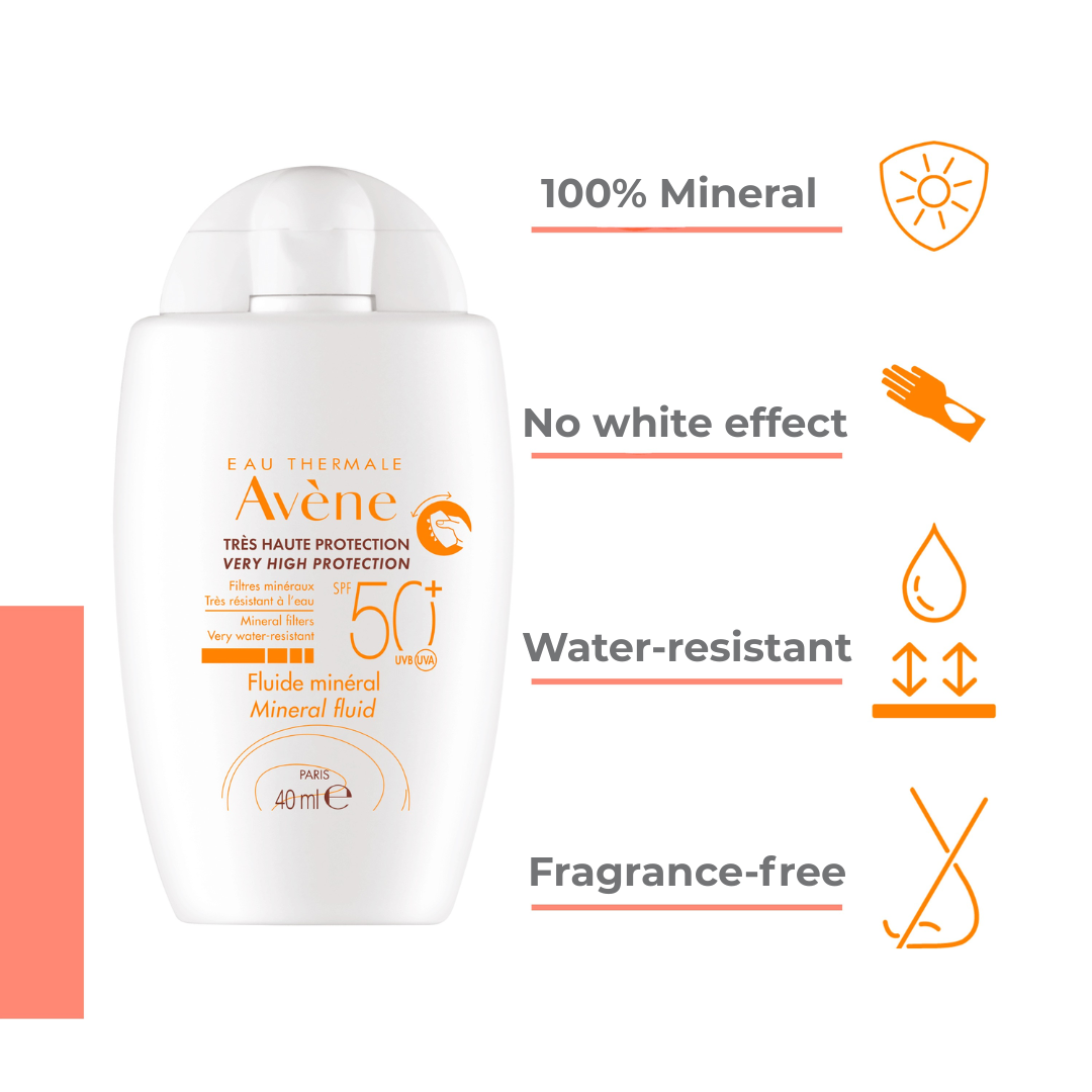 Mineral Fluid Spf 50 For Sensitive Skin 40 ML
