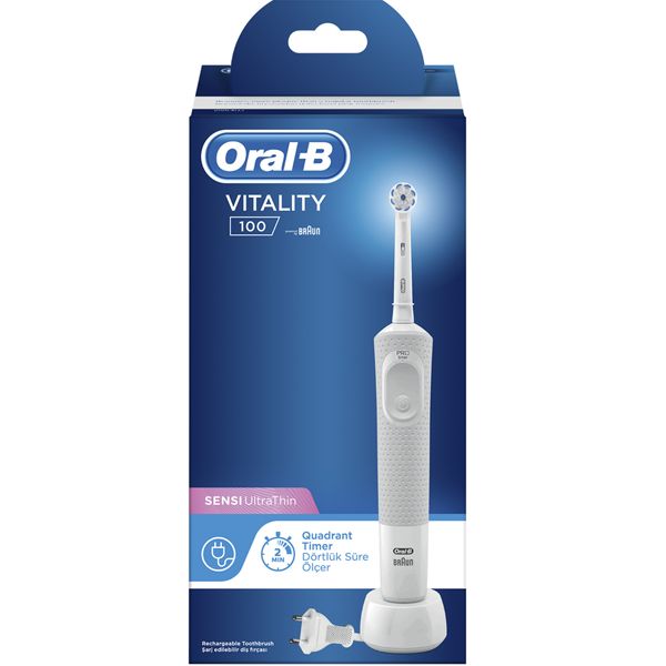 Vitality 100 Sensi Ultra Thin Rechargeable Toothbrush