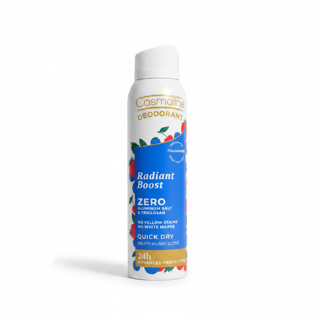 Cosmaline Deodorant Radiant Boost Fruity Musky Scent 150 Ml