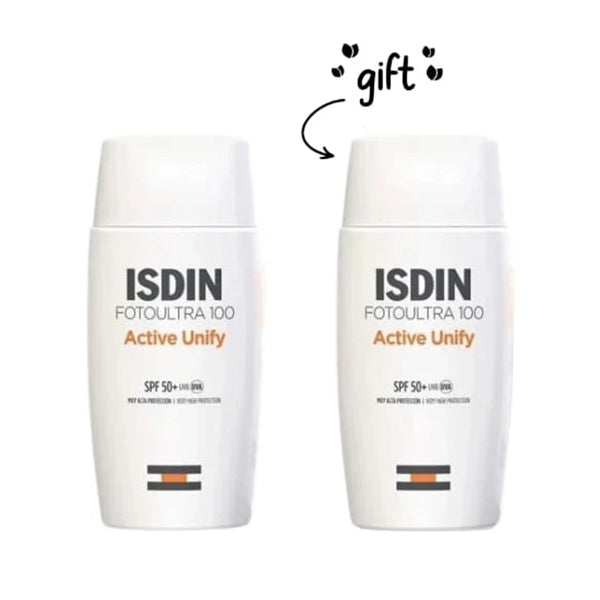 2x Foto Ultra 100 Active Unify Transparent Fusion Fluid SPF50+