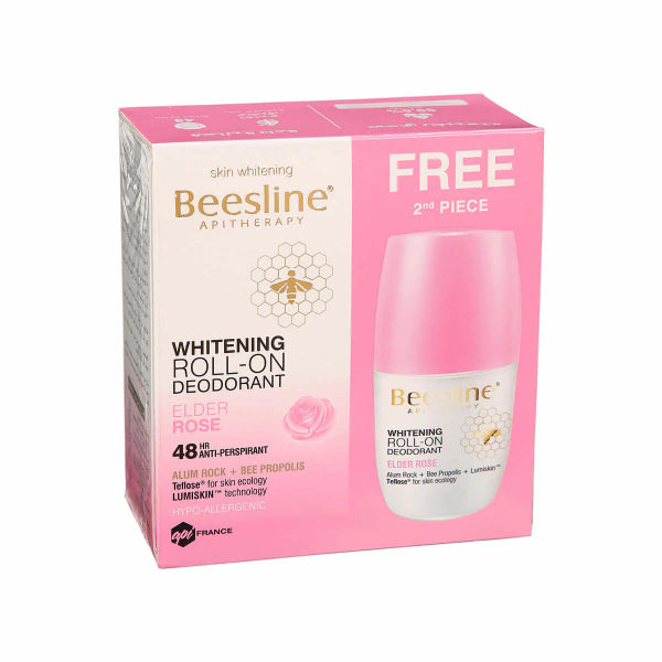 2x Whitening Roll-On Deodorant - Elder Rose 50 ML