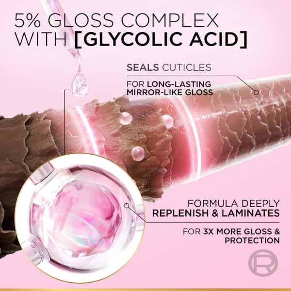 Elvive Glycolic Gloss Gloss Sealing Conditioner For Dull Porous Hair Powered by 3% Glycolic Acid