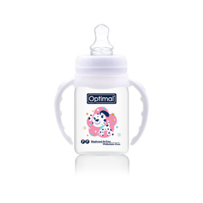 Narrow Neck Orthodontic Feeding Bottle- Handle 140 ML