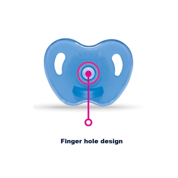 Round Nipple Silicone Pacifier 6+
