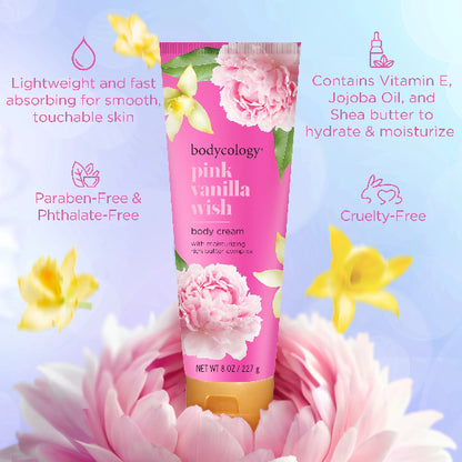 Body Cream Pink Vanilla Wish