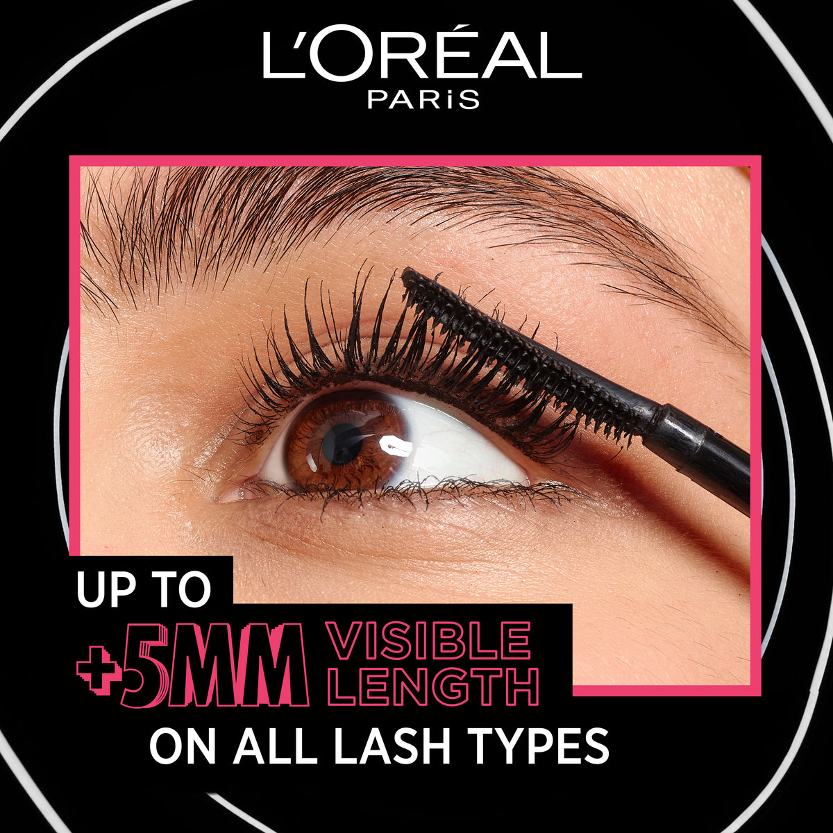 Telescopic Lift Washable Mascara, Lengthening And Volumizing, Lash Lift With Up to 36HR Wear
