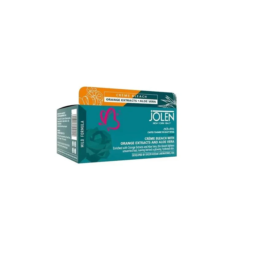 Jolen Creme Bleach With Orange Extracts And Aloe Vera 40g