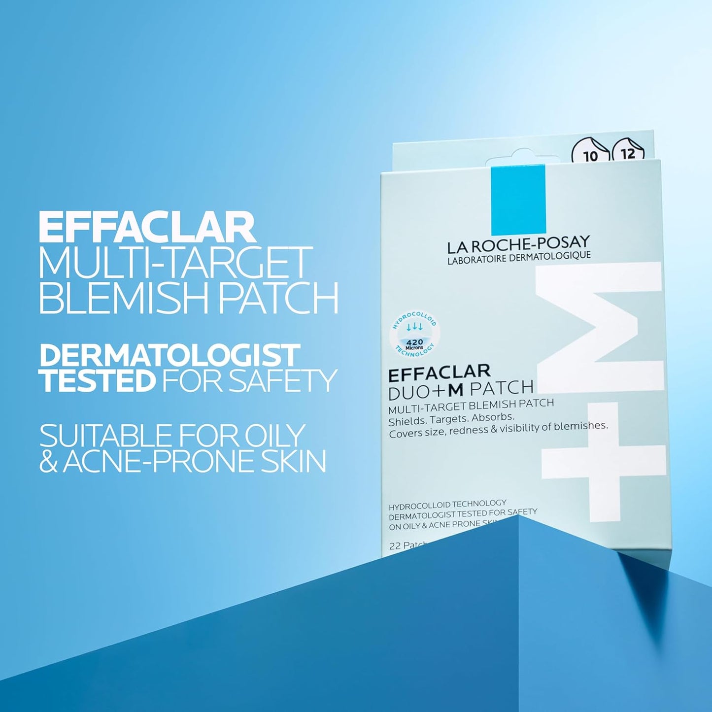 Effaclar Duo+M 3H Spot Patches for Acne Prone Skin | 22 Patches