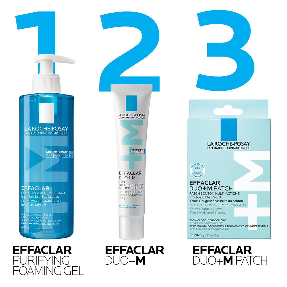 Effaclar Duo+M 3H Spot Patches for Acne Prone Skin | 22 Patches
