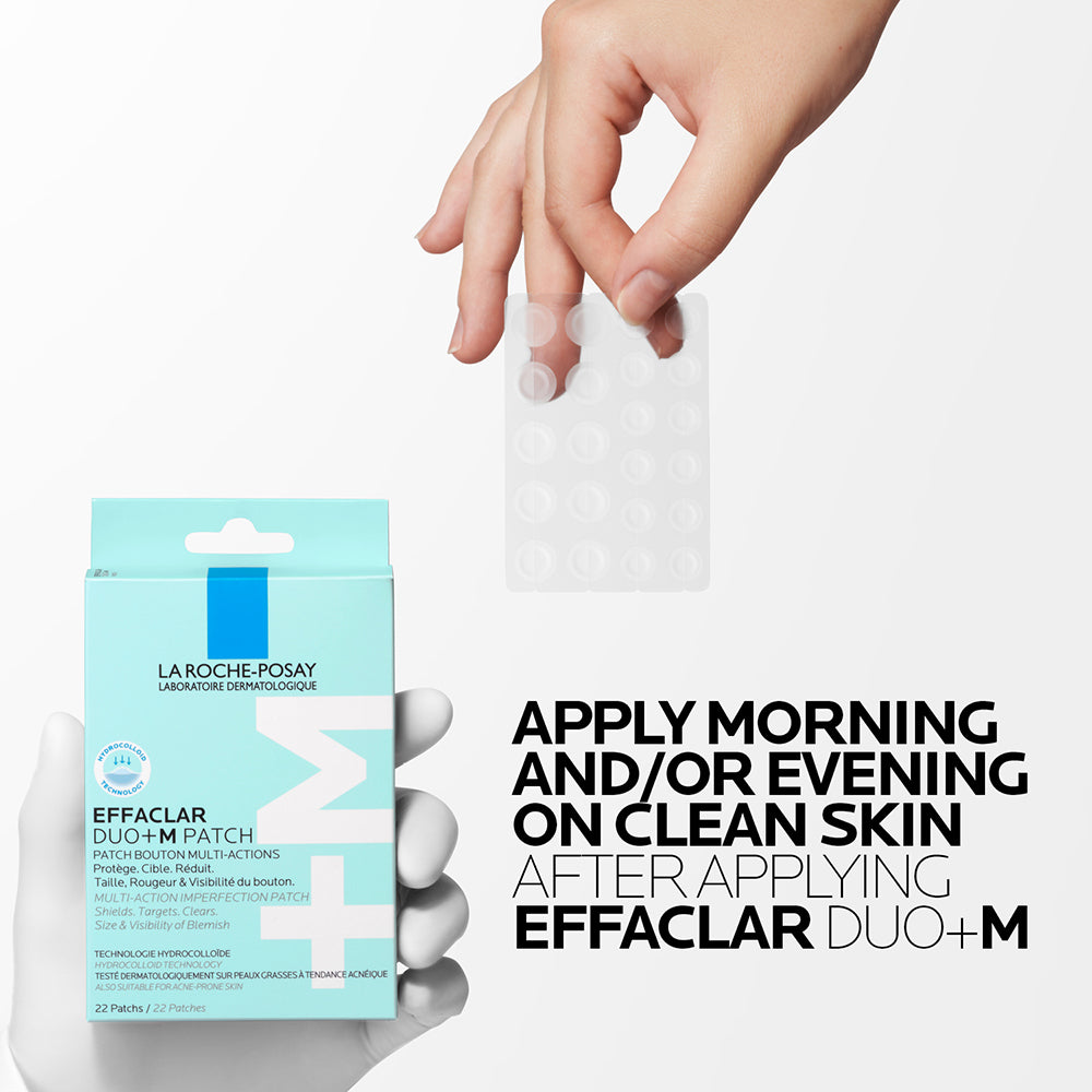 Effaclar Duo+M 3H Spot Patches for Acne Prone Skin | 22 Patches