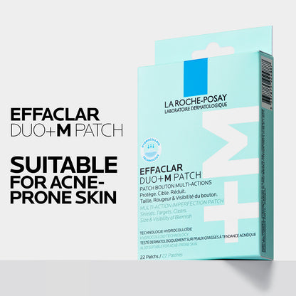 Effaclar Duo+M 3H Spot Patches for Acne Prone Skin | 22 Patches