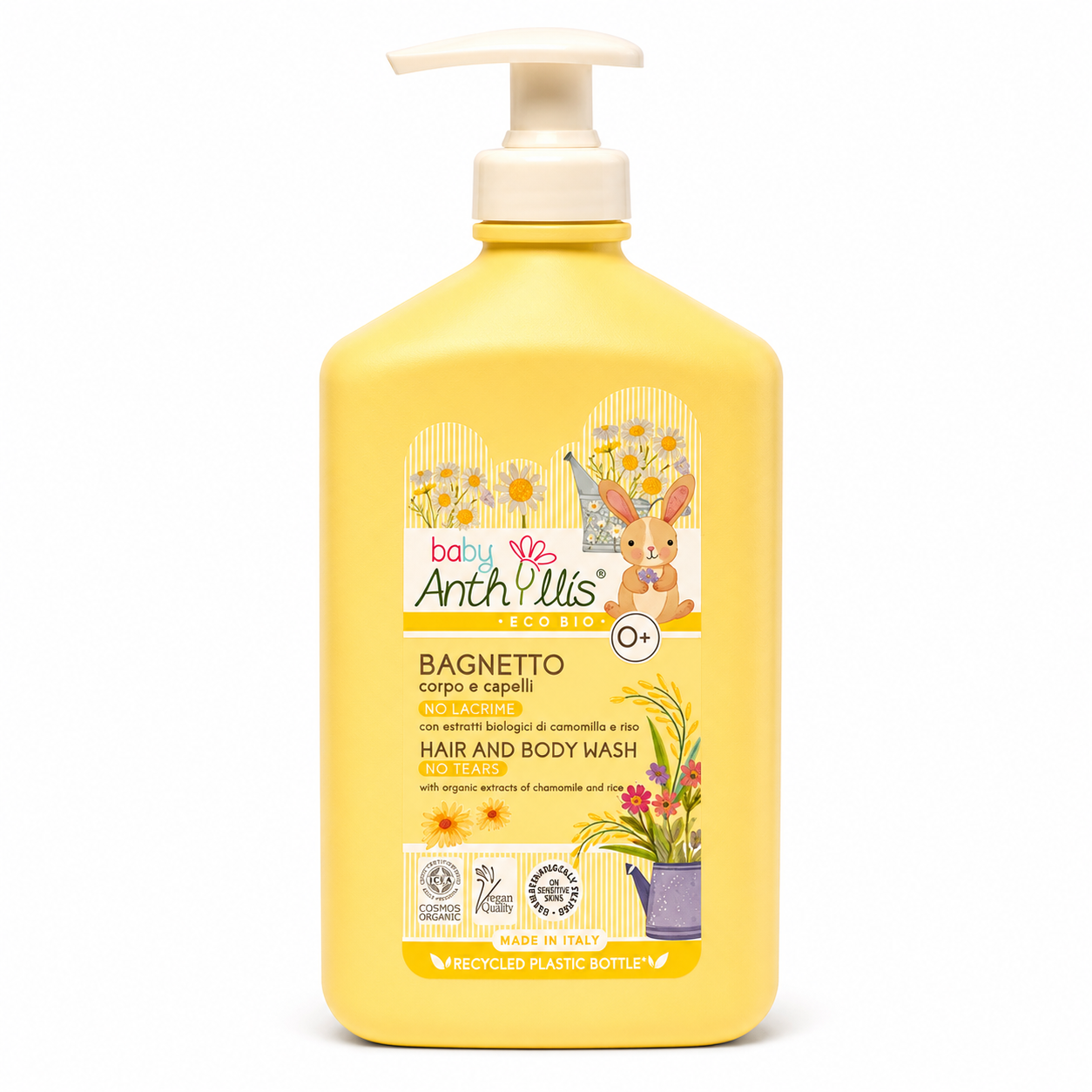 Baby Anthyllis Gentle 2-in-1 no tears bath wash and shampoo - 500 ML