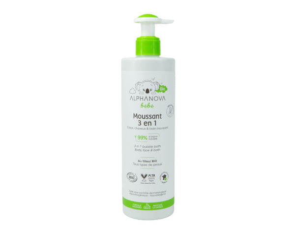 Alphanova Bébé Moussant 3 In 1 400 ML