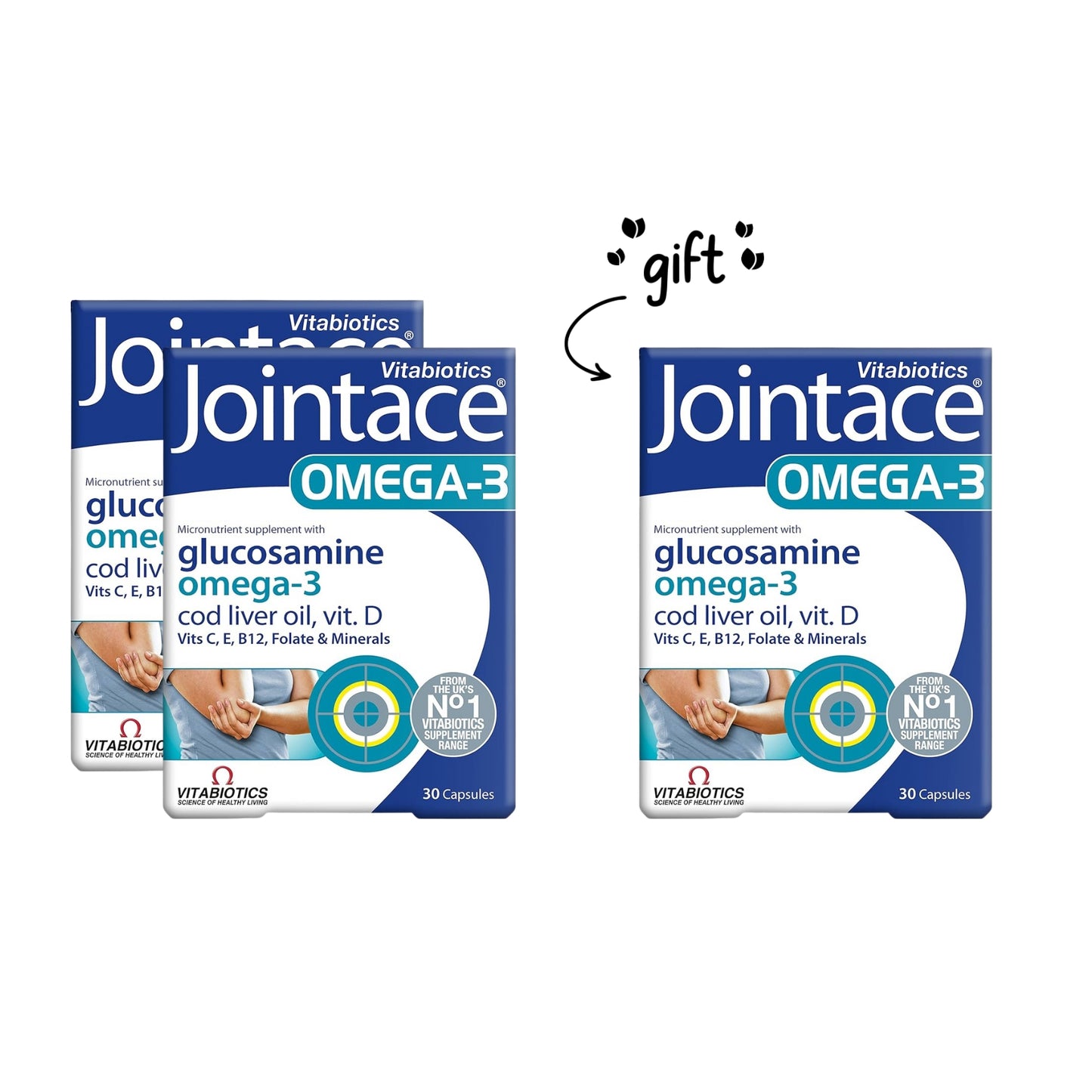 3 x Omega-3 30 Capsules