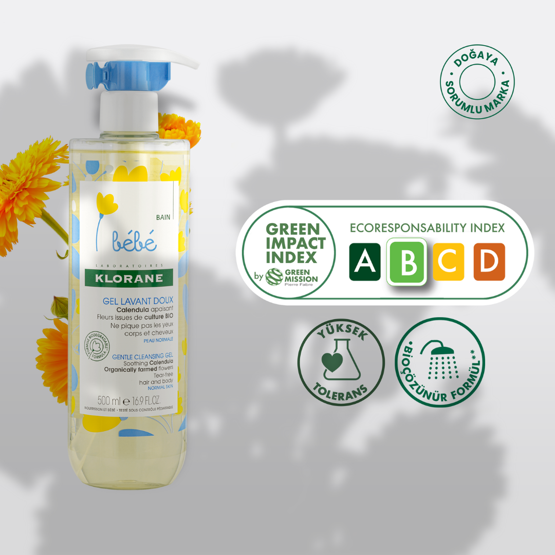 Klorane Baby Gentle Foaming Gel 500ml | Buy 1 Get 1 FREE