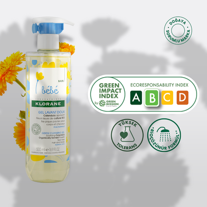 Klorane Baby Gentle Foaming Gel 500ml | Buy 1 Get 1 FREE