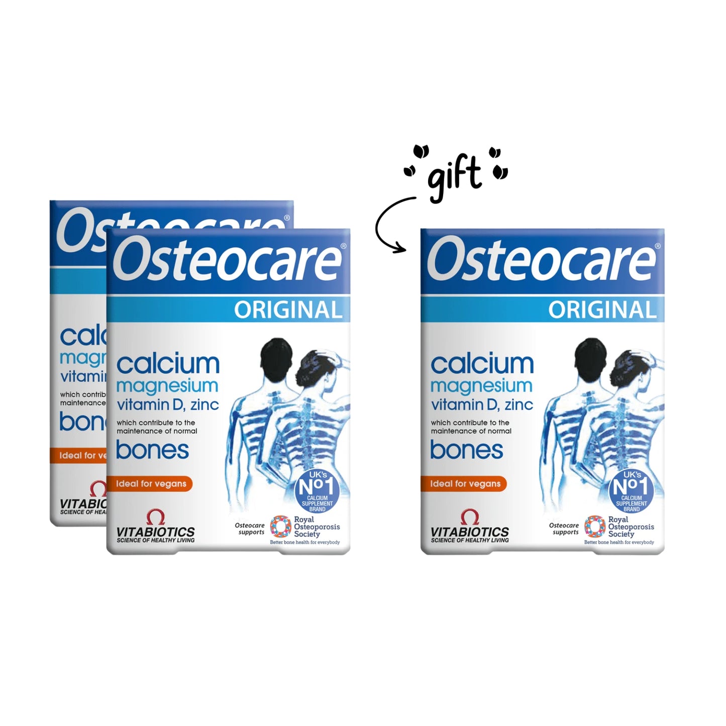 3 x Osteocare Original 30 capsules
