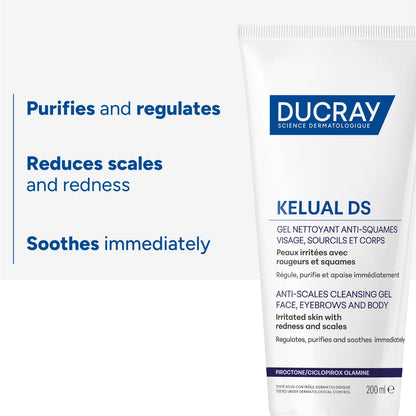 Ducray Kelual DS Anti-Dandruff Cleansing Gel 200 ML