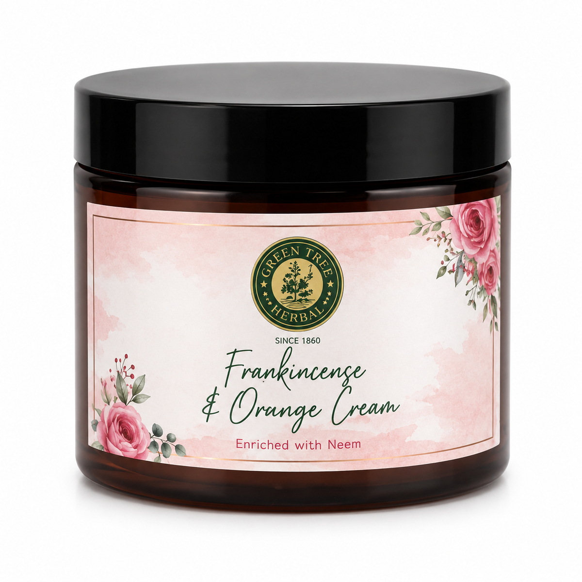 Green Tree Herbal Frankincense & Moringa Cream – Enriched with Jojoba