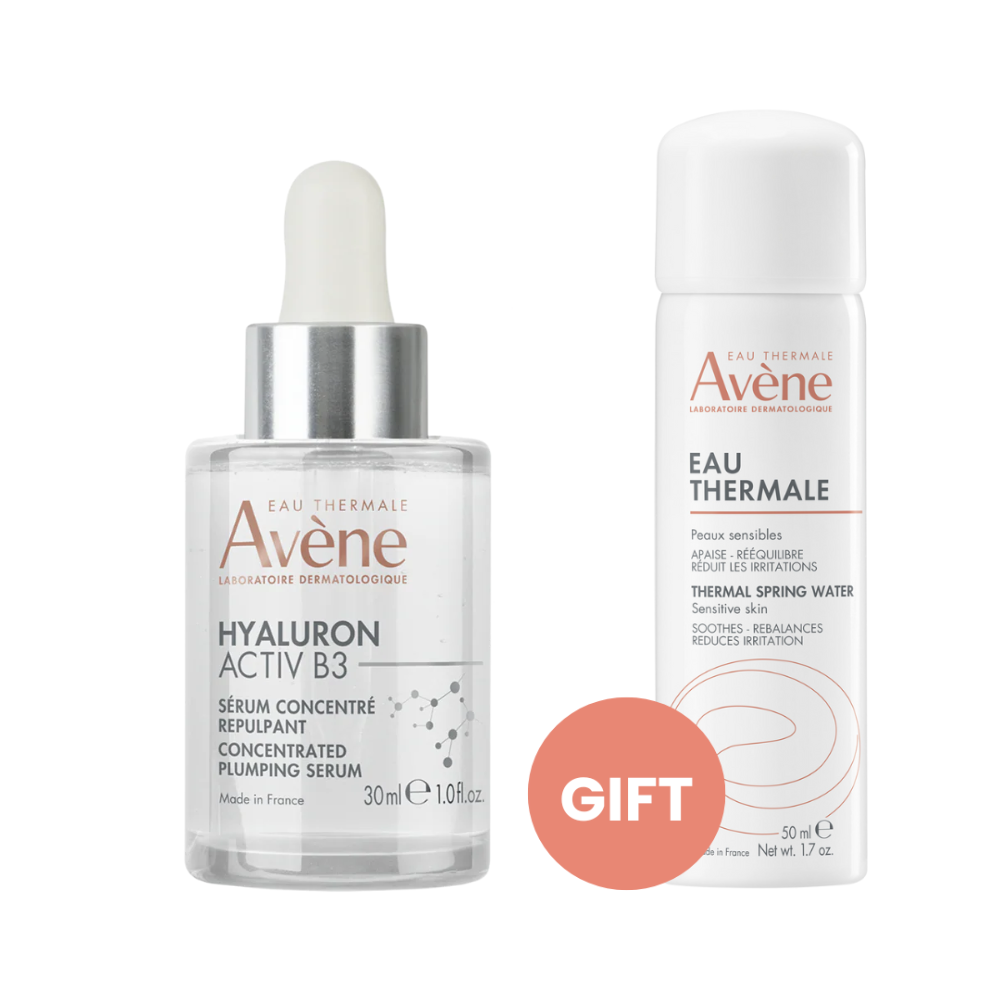 Avène Hyaluron Activ B3 Concentrated Plumping Serum + Free Gift Eau Thermale 50ML