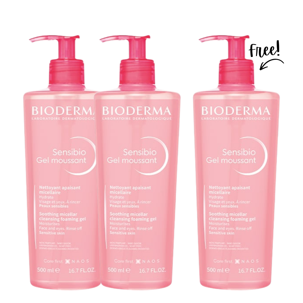 Sensibio Gel Moussant x3 - 500 ml