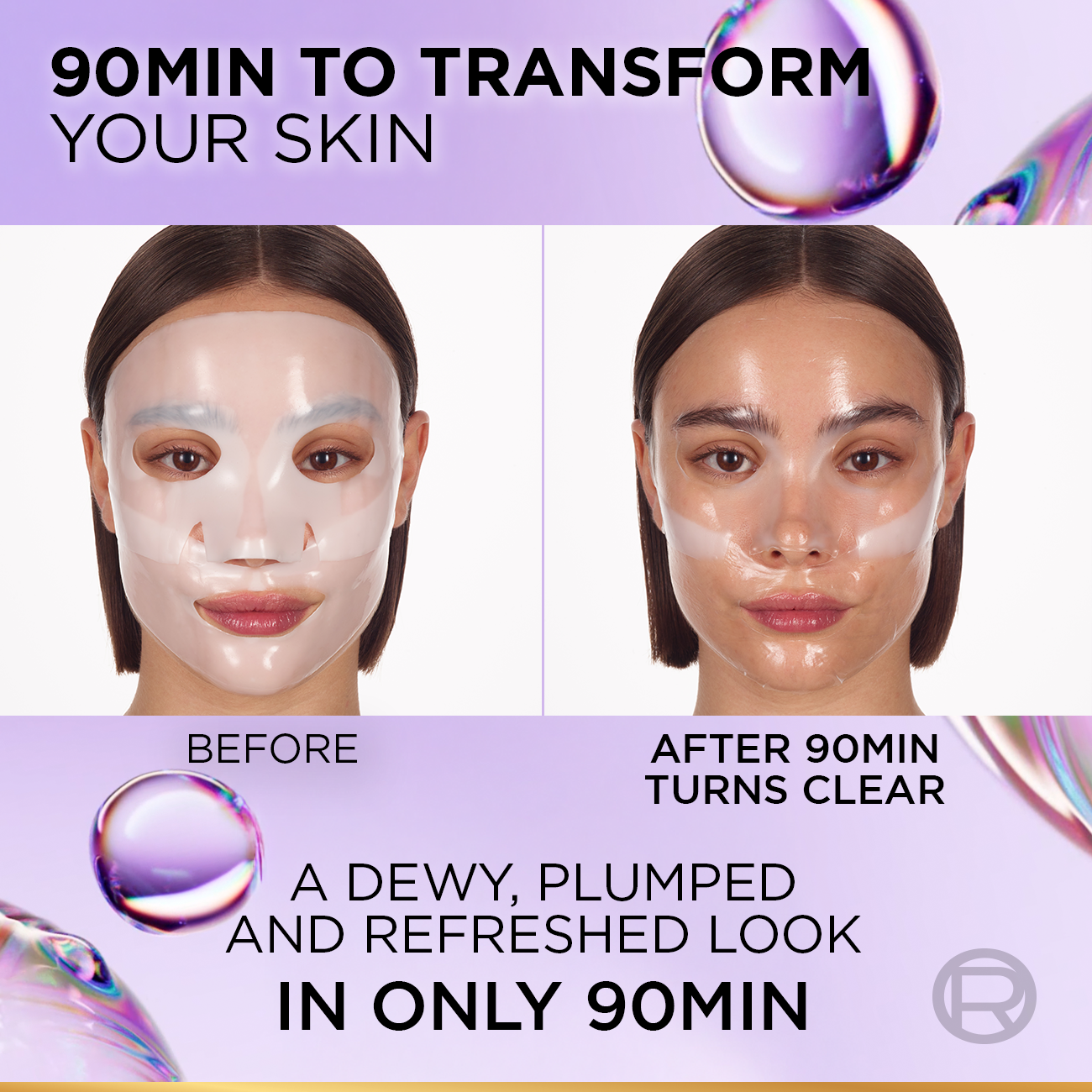 Revitalift Filler Hydrogel Glow Mask Single Pack