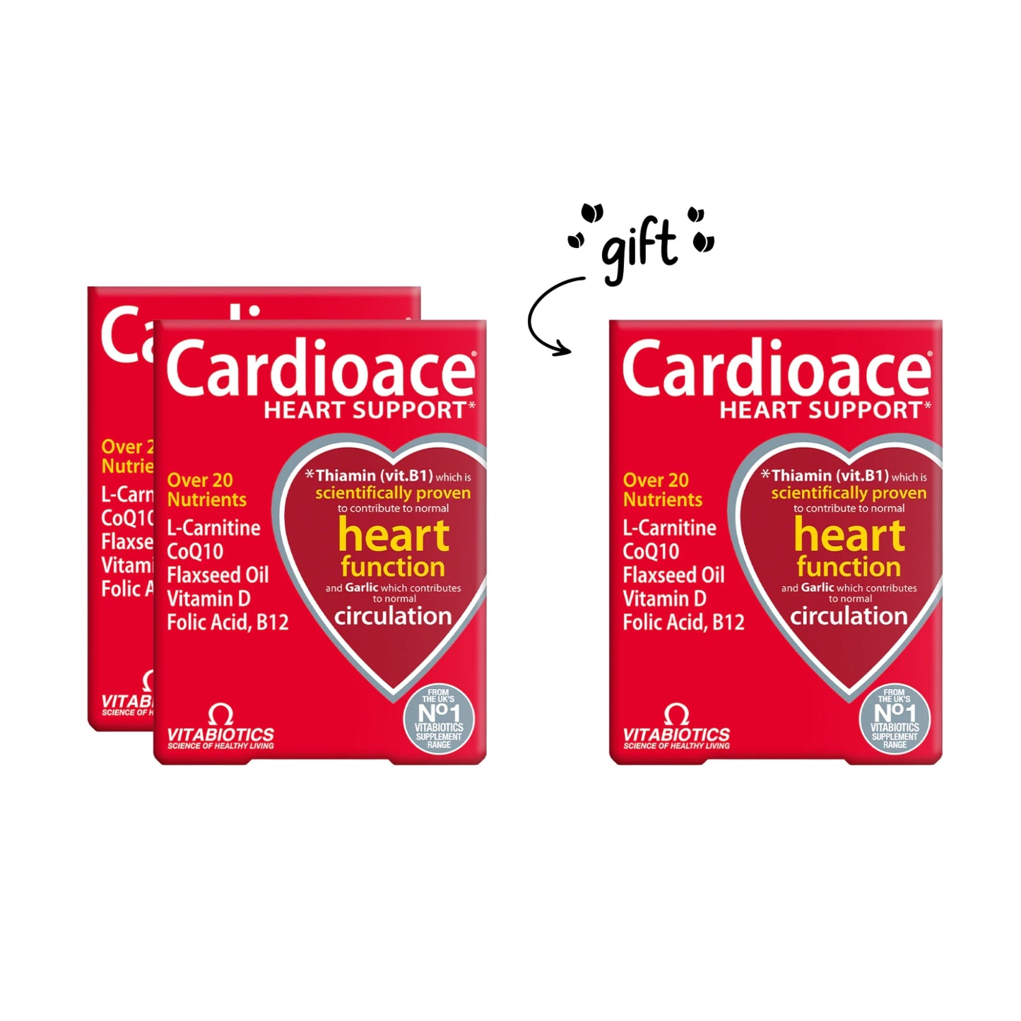 3 x Cardioace 30 Tablets