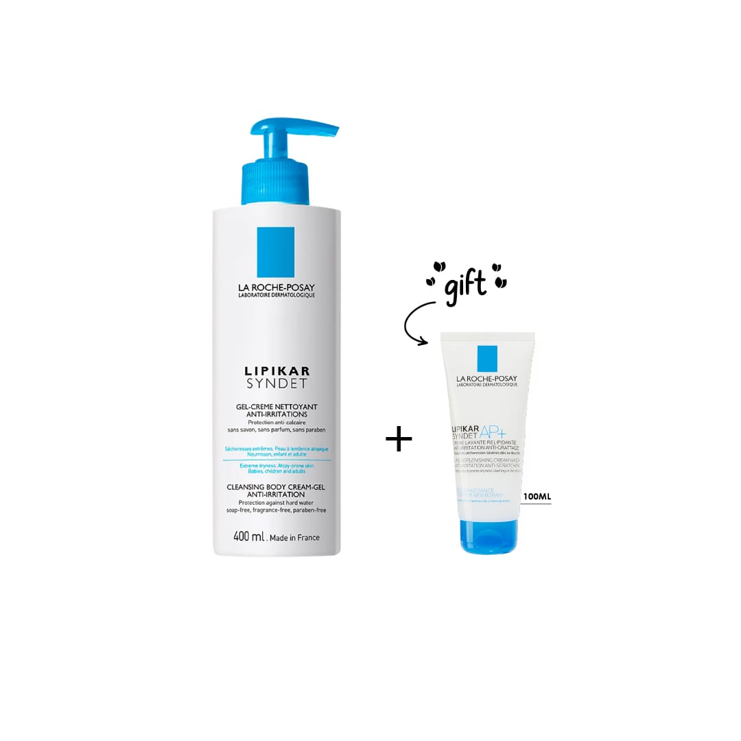 Lipikar Syndet AP+ Lipid Replenishing Wash Cream + Free Lipikar Syndet AP+ 100 ML