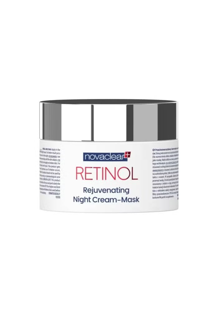 Novaclear Retinol Rejuvenating Night Cream-Mask 50ml – Anti-Aging Skin Renewal Treatment