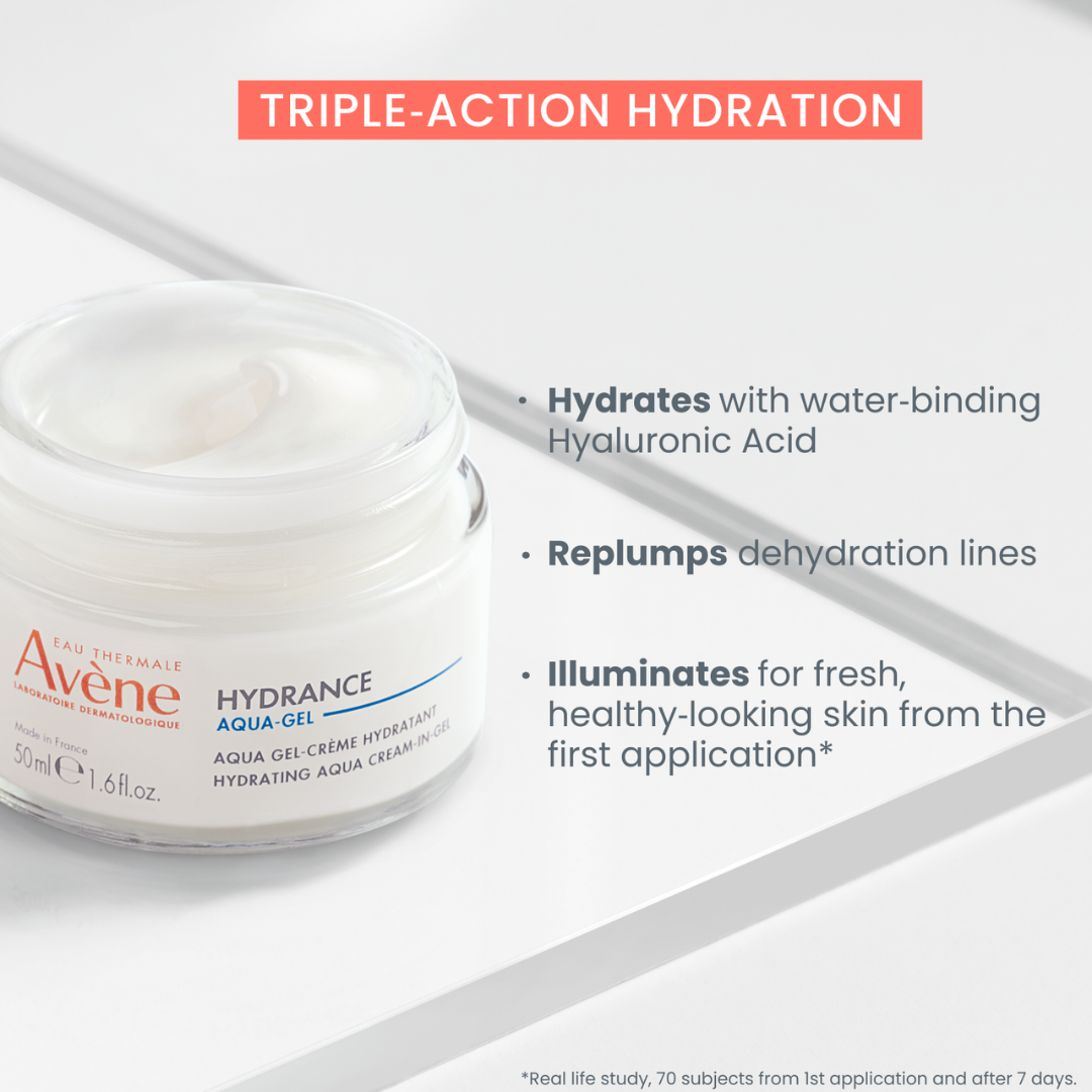 Avène Hydrance aqua-gel 50ml | Buy 1 Get 1 Free