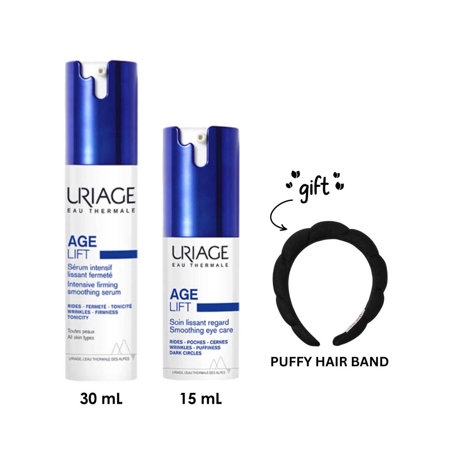 Age Lift Smoothing Eye Care 15 ML + Age Lift Intensive Firming Smoothing Serum 30ML + FREE Headband