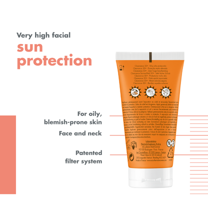 Avène Cleanance SPF 50+ Anti-Blemish Sunscreen 50mL + FREE After-Sun Repair Lotion | Buy 1 Get 1