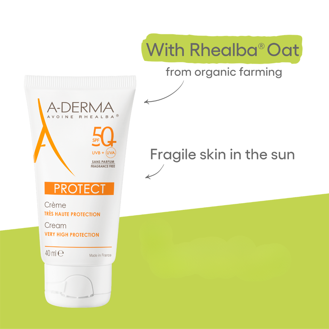 Buy 1 Get 1 Protect Fragrance Free Face Sunscreen for dry, sensitive skin 2x40ml