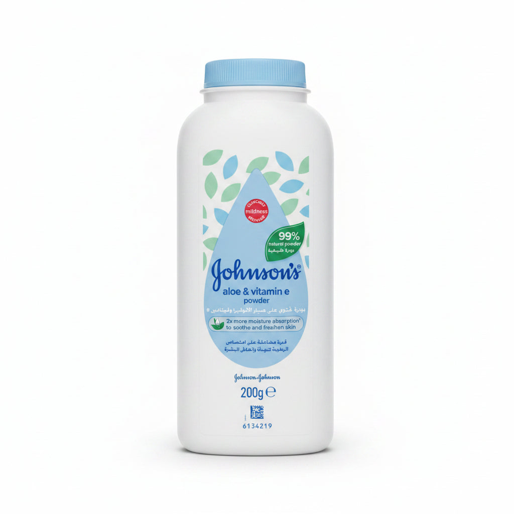 Johnson's Aloe & Vitamin E Baby Powder 200 G