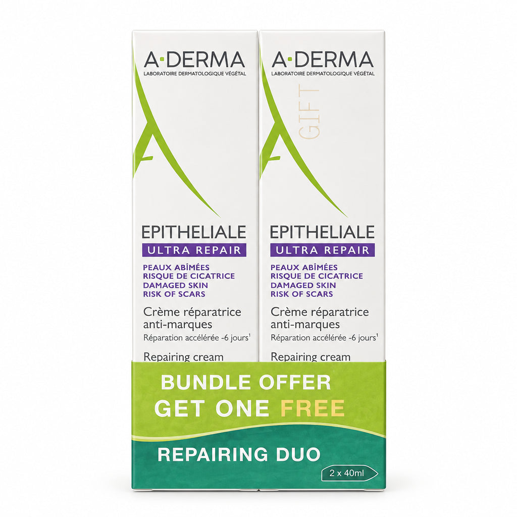 A-Derma Epitheliale AH Ultra Anti-Mark Ultra Repairing Cream 40 ML Buy One Get One Free