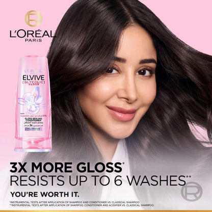 Elvive Glycolic Gloss Gloss Sealing Conditioner For Dull Porous Hair Powered by 3% Glycolic Acid